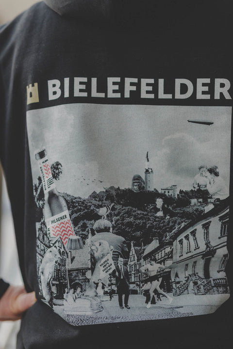 Hoodie – Bielefelder Stick & Rückenprint