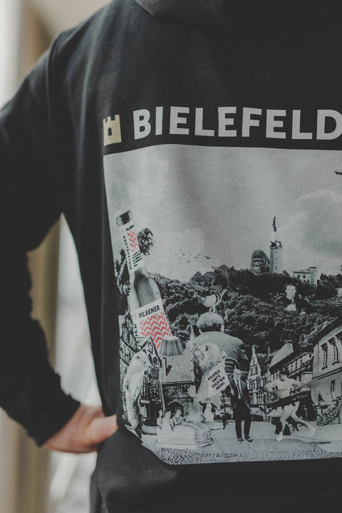 Hoodie – Bielefelder Stick & Rückenprint